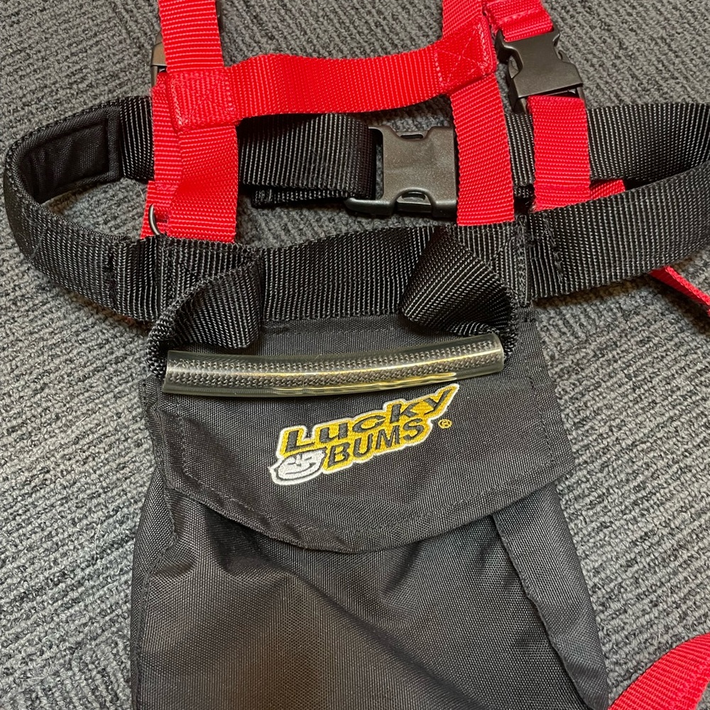 Lucky Bums Ski/Snowboard Harness Black